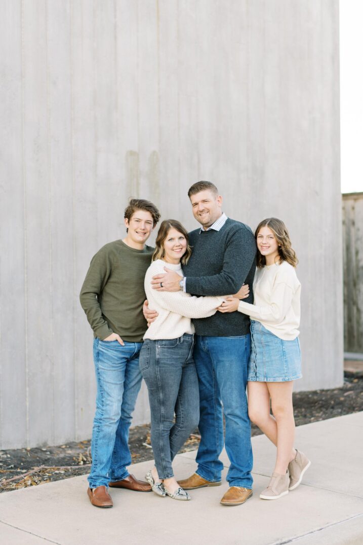 college station family photos gray modern building outdoor