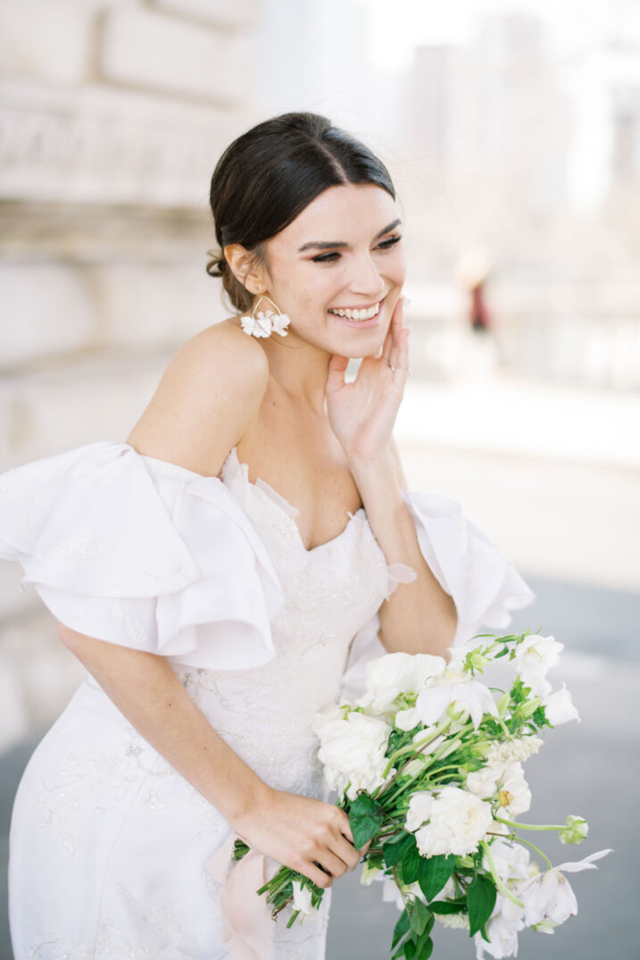 bridal portraits on the streets of France