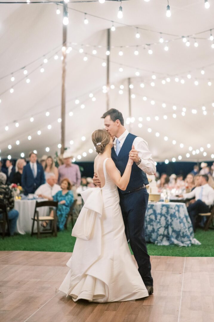 texas hill country luxury wedding first dance