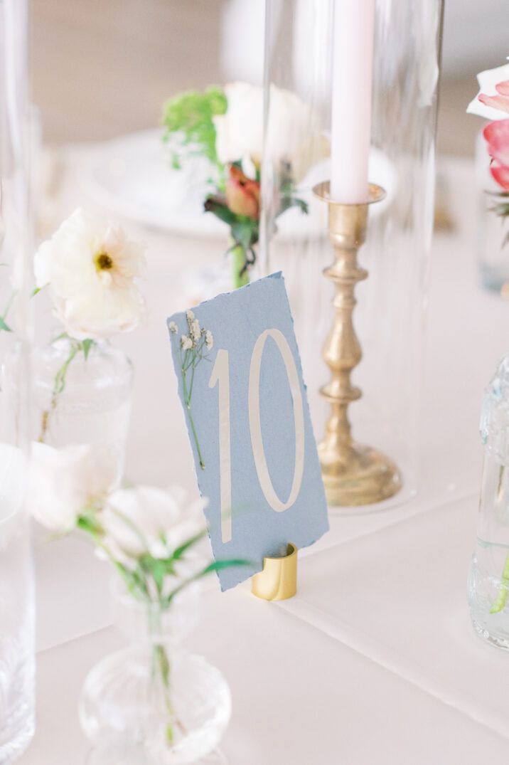 the arlo wedding austin spring table decorations with pressed flowers