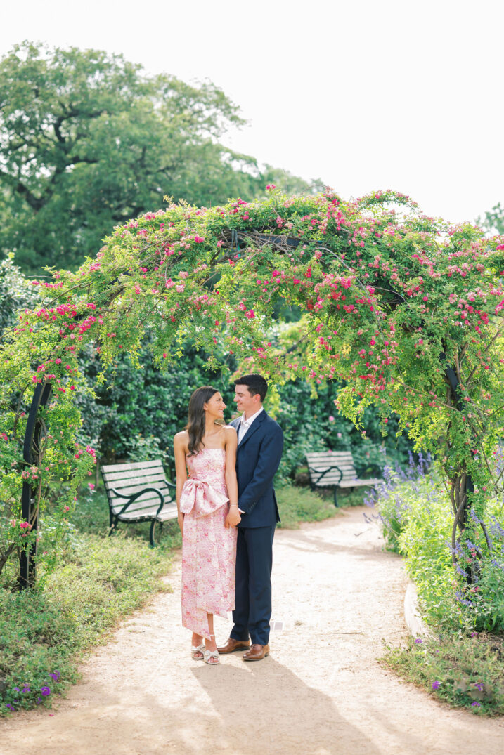 houston garden engagement