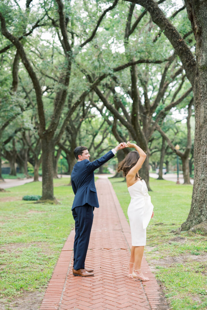 dance love natural engagement