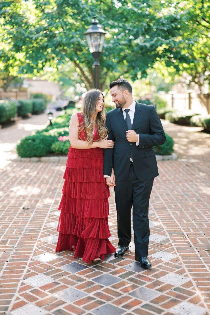 couple looking at one another