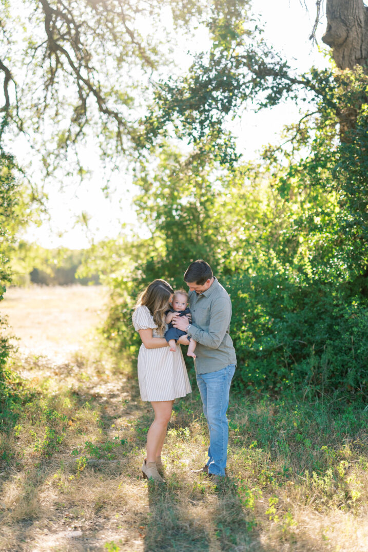 young parents with baby